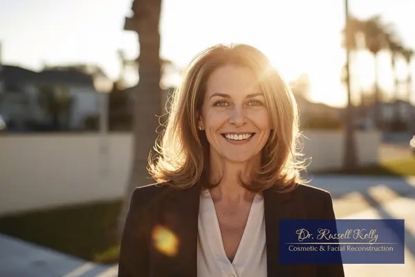 Confident smile makeover patient in Orange CA after cosmetic dentistry